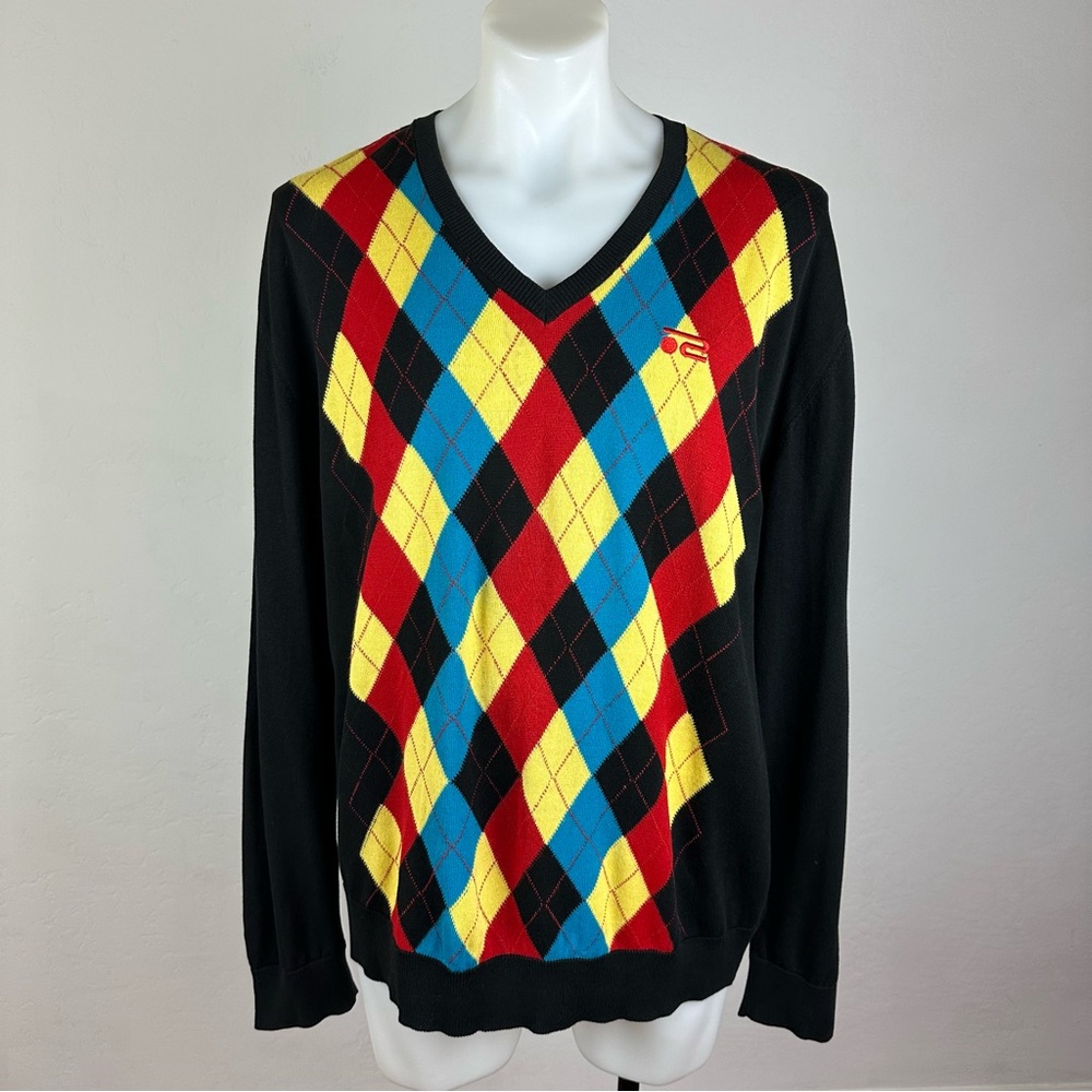 Rosasen Baby Alpaca Argyle Sweater Size Men’s XXL